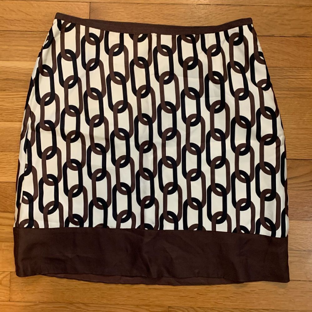 Banana Republic size 4 skirt Brown/Cream